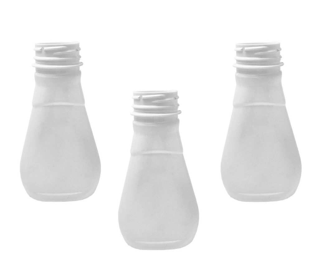 1248 FRASCO PLÁSTICO BRANCO 180ML PCO38 VAZIO S/ TAMPA MEL