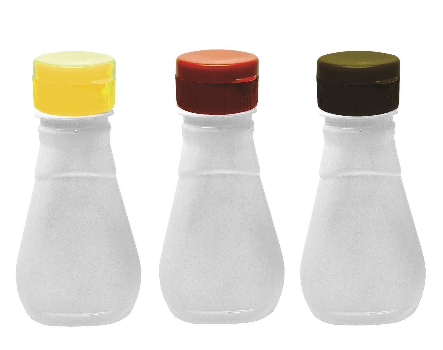 30 FRASCO PLÁSTICO BRANCO PET 180ML FLIPTOP BATOQUE MEL - Imagem 4