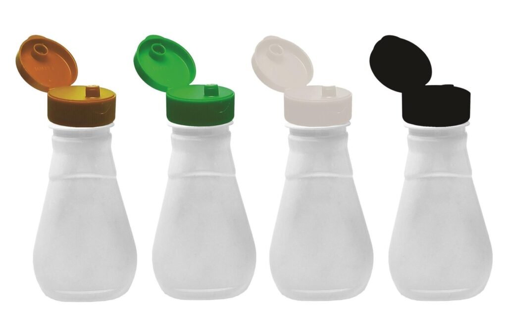 700 FRASCO PLÁSTICO BRANCO PET 180ML FLIPTOP BATOQUE MEL