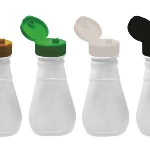416 FRASCO PLÁSTICO BRANCO PET 180ML FLIPTOP BATOQUE MEL