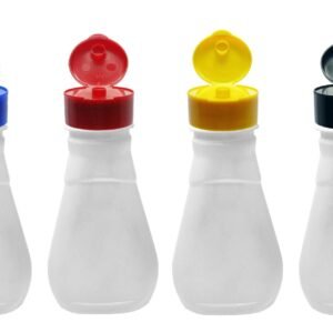 700 FRASCO PLÁSTICO BRANCO 180ML TAMPA FLIPTOP C/ ROSCA MEL