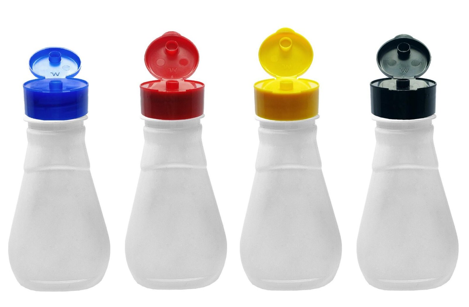 310 FRASCO PLÁSTICO BRANCO 180ML TAMPA FLIPTOP C/ ROSCA MEL