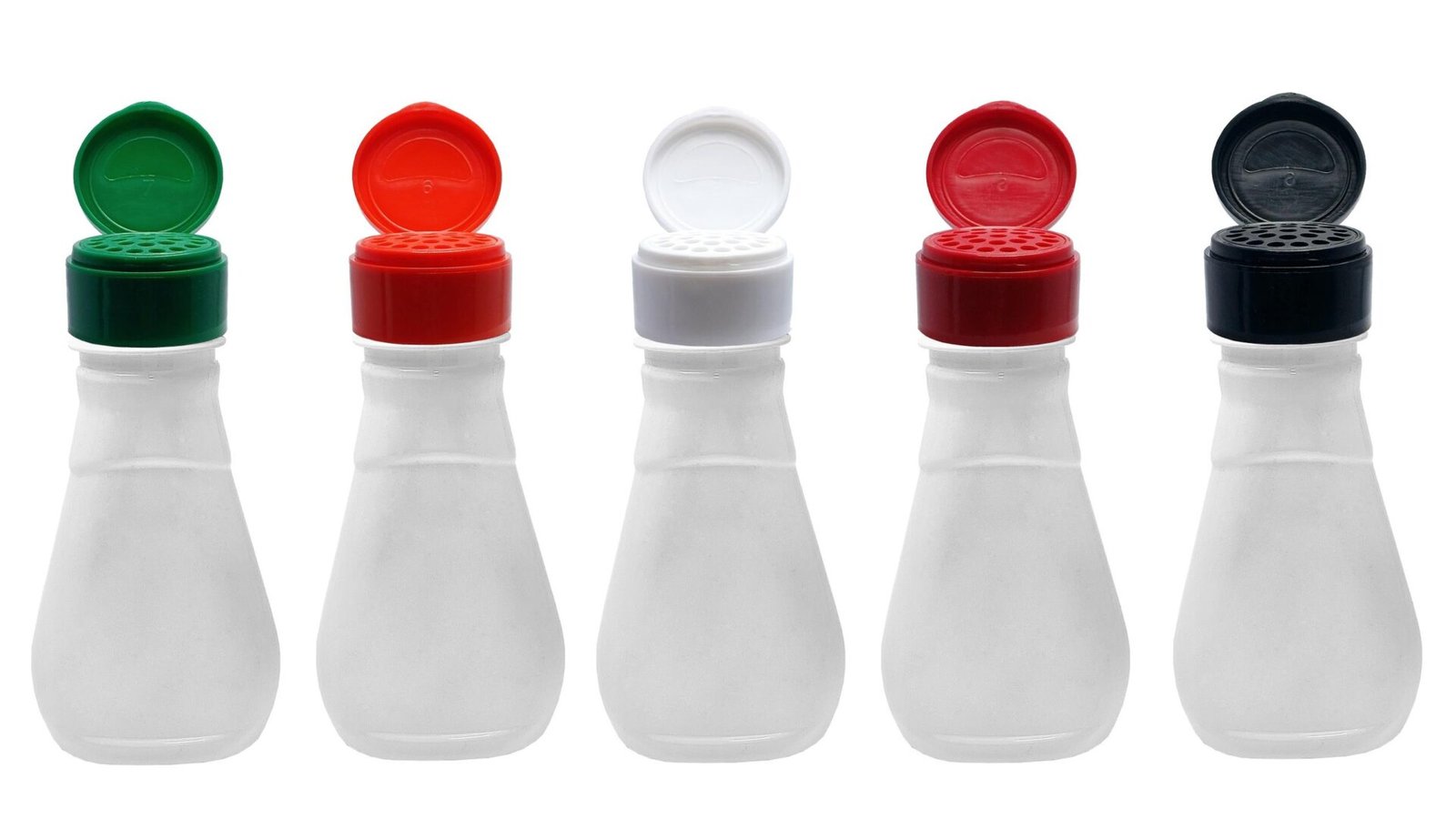 700 FRASCO PLÁSTICO BRANCO PET 180ML COM TAMPA PENEIRA MEL