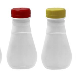 30 FRASCO PLÁSTICO BRANCO PET 180ML TAMPA ROSCA LACRE MEL