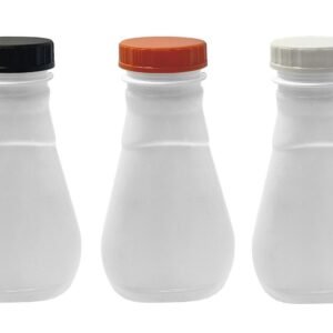 126 FRASCO PLÁSTICO BRANCO 180ML TAMPA ROSCA SEM LACRE MEL