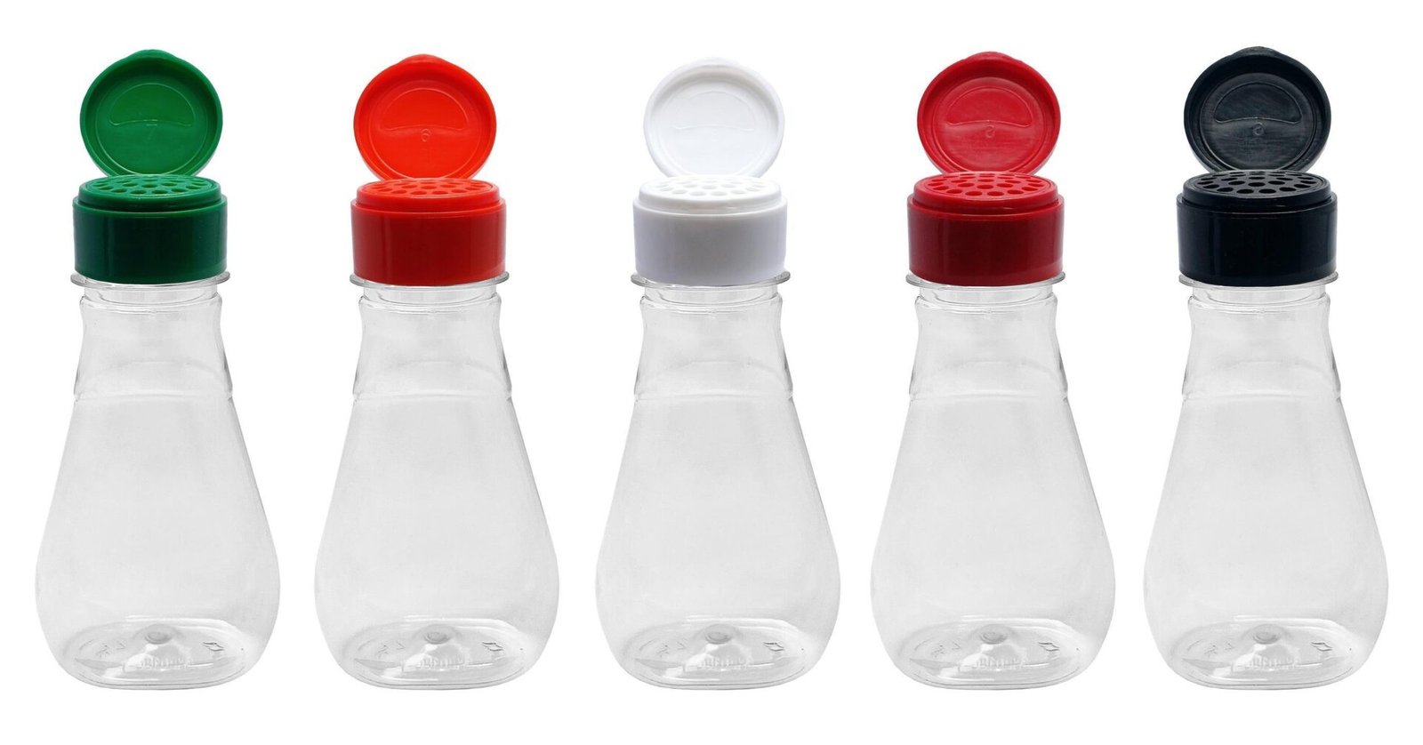 310 FRASCO PLÁSTICO CRISTAL PET 180ML COM TAMPA PENEIRA MEL