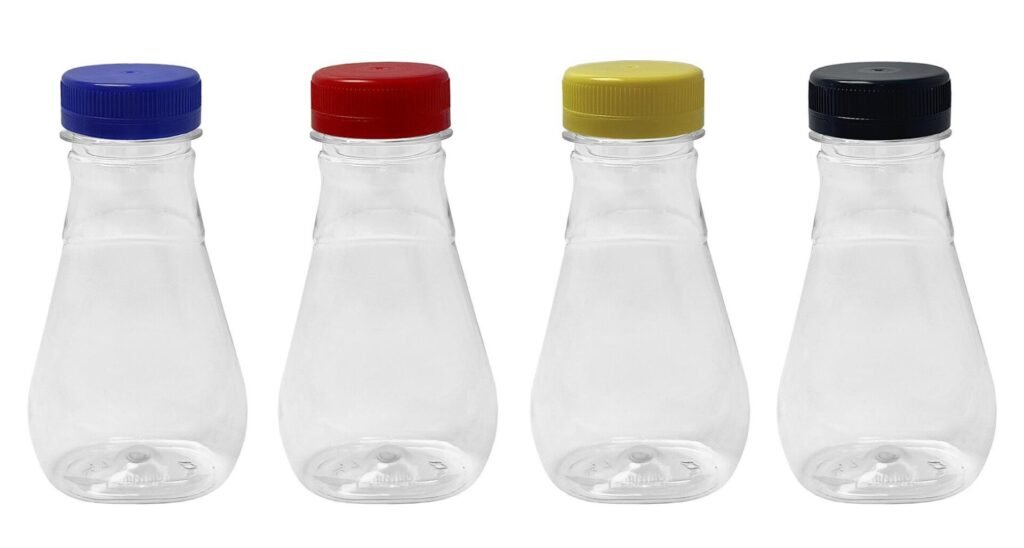 126 FRASCO PLÁSTICO CRISTAL PET 180ML ROSCA LACRE PCO38 MEL