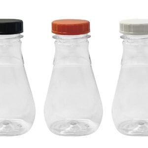 126 FRASCO PLÁSTICO CRISTAL 180ML TAMPA ROSCA SEM LACRE MEL