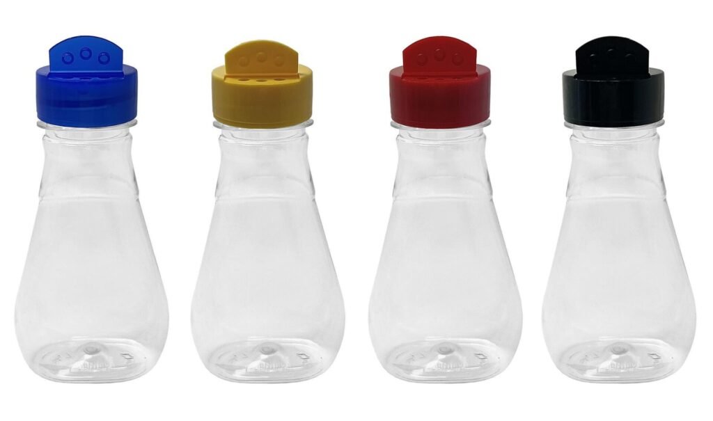 416 FRASCO PLÁSTICO CRISTAL 180ML TAMPA FLIPTOP TEMPERO MEL