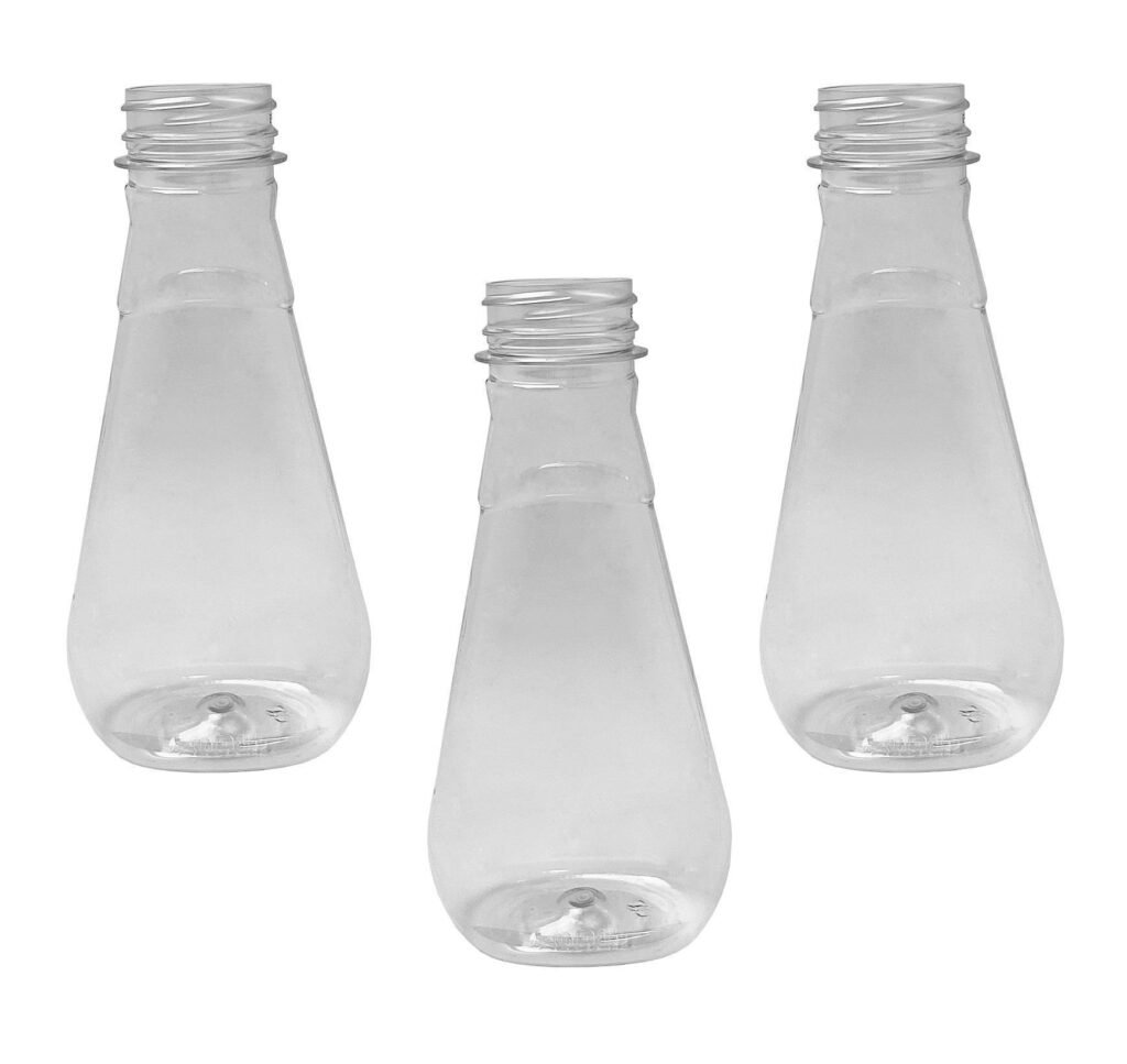 280 FRASCO PLÁSTICO CRISTAL 360ML PCO38 VAZIO S/ TAMPA MEL