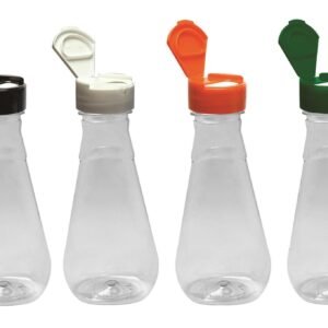 700 FRASCO PLÁSTICO CRISTAL 360ML TAMPA FLIPTOP CAPSULA MEL