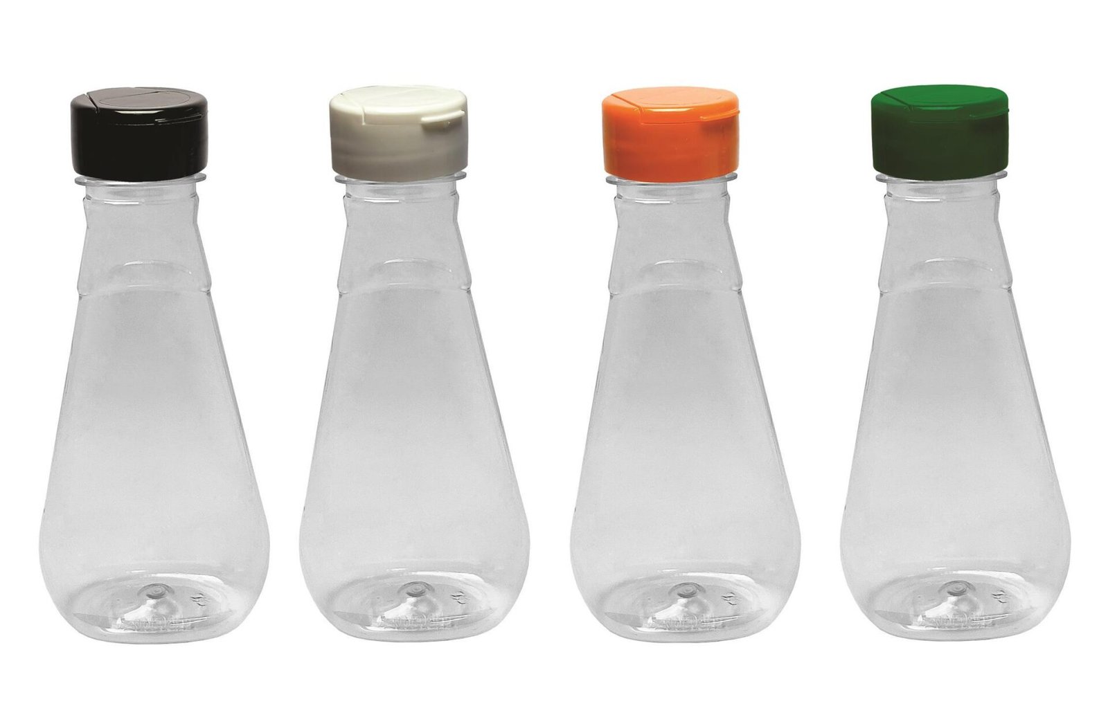 64 FRASCO PLÁSTICO CRISTAL 360ML TAMPA FLIPTOP CAPSULA MEL - Imagem 2