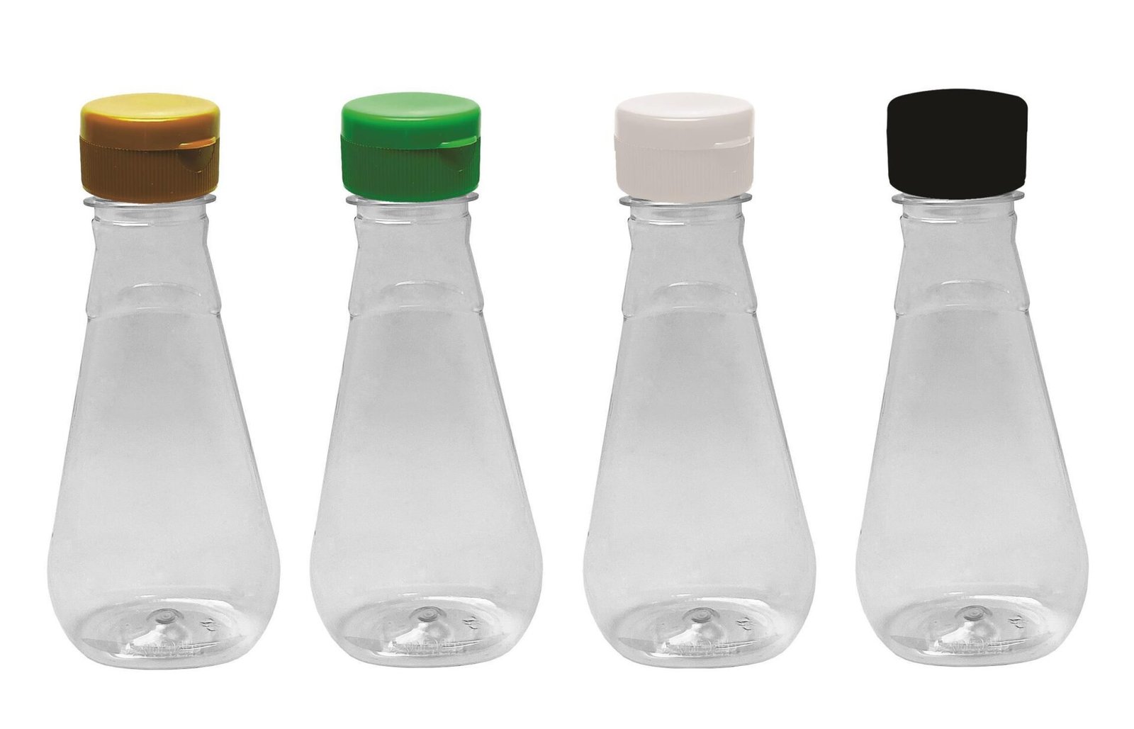 172 FRASCO PLÁSTICO CRISTAL PET 360ML FLIPTOP BATOQUE MEL - Imagem 2