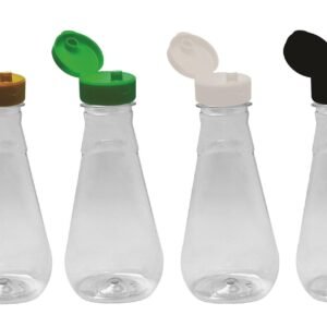 280 FRASCO PLÁSTICO CRISTAL PET 360ML FLIPTOP BATOQUE MEL