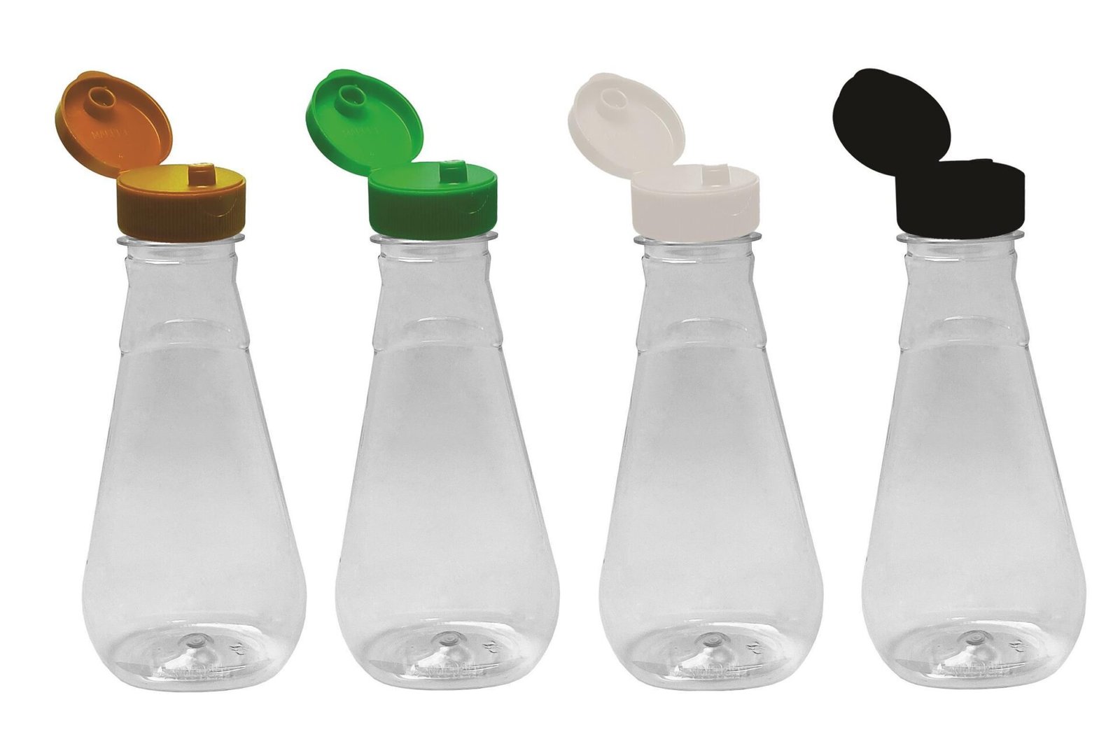 172 FRASCO PLÁSTICO CRISTAL PET 360ML FLIPTOP BATOQUE MEL