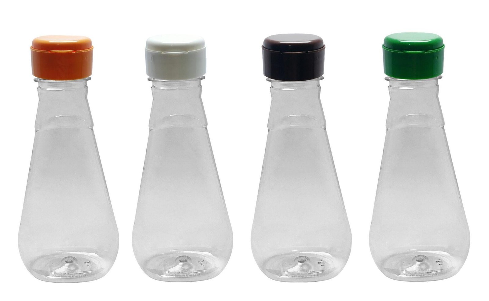 172 FRASCO PLÁSTICO CRISTAL 360ML TAMPA FLIPTOP C/ ROSCA MEL - Imagem 4