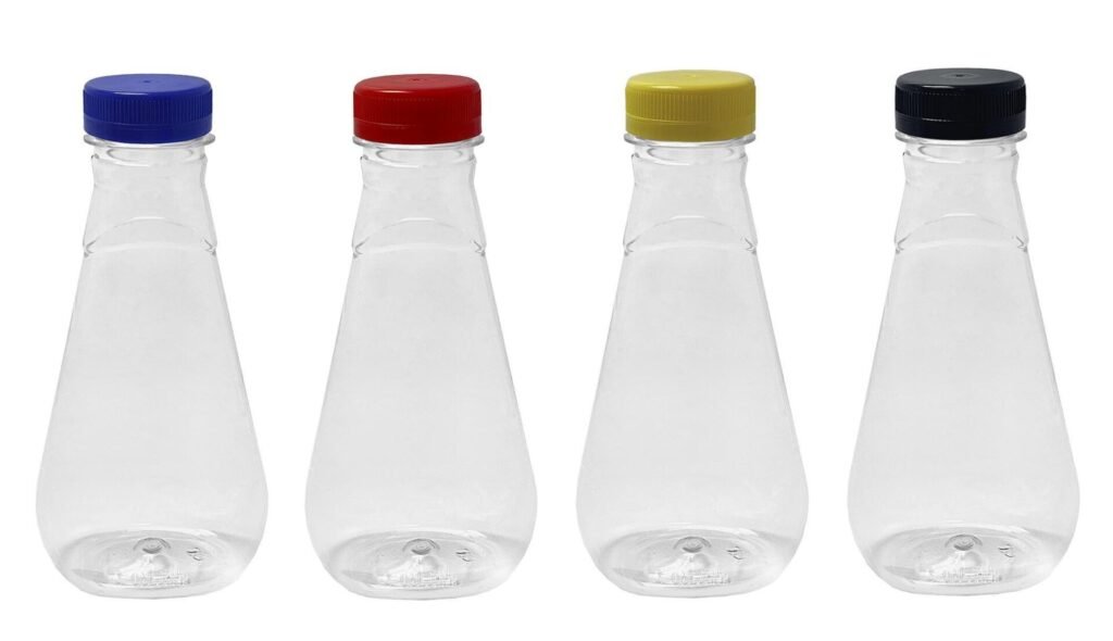 172 FRASCO PLÁSTICO CRISTAL PET 360ML ROSCA LACRE PCO38 MEL