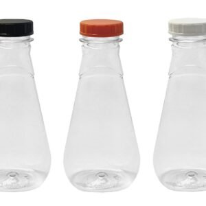 172 FRASCO PLÁSTICO CRISTAL 360ML TAMPA ROSCA SEM LACRE MEL