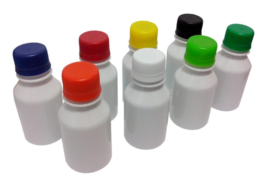416  FRASCO PLÁSTICO BRANCO PET 100ML TAMPA ROSCA LACRE FAR