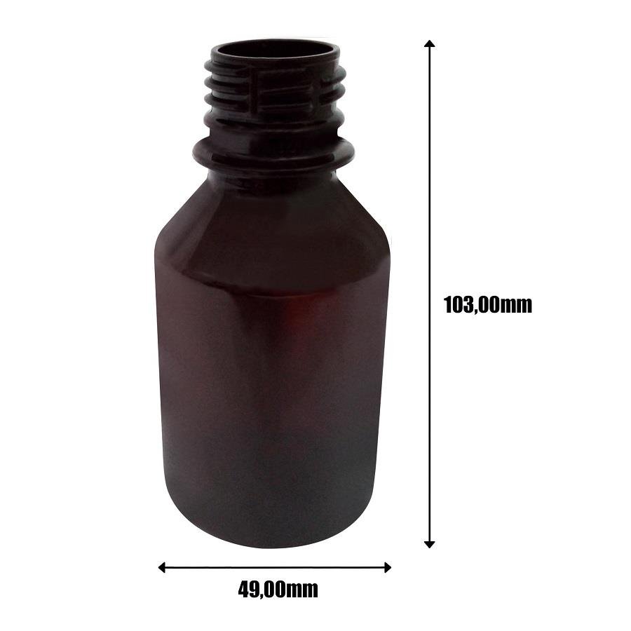 162 FRASCO PLÁSTICO AMBAR 120ML FLIPTOP FURO ABERTO FAR - Imagem 9