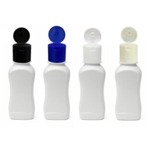 400 FRASCO PLÁSTICO BRANCO 120ML FLIPTOP FURO ABERTO CAT