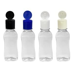 170 FRASCO PLÁSTICO CRISTAL 120ML FLIPTOP FURO ABERTO CAT