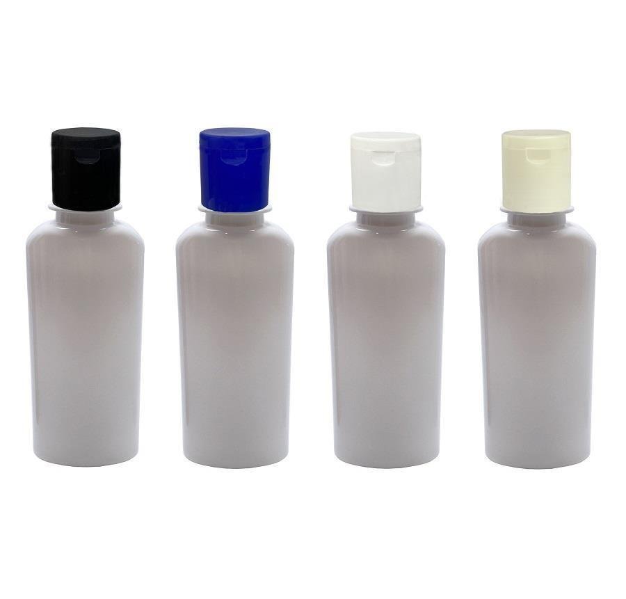 520 FRASCO PLÁSTICO BRANCO 140ML FLIPTOP FURO ABERTO ARO - Imagem 3