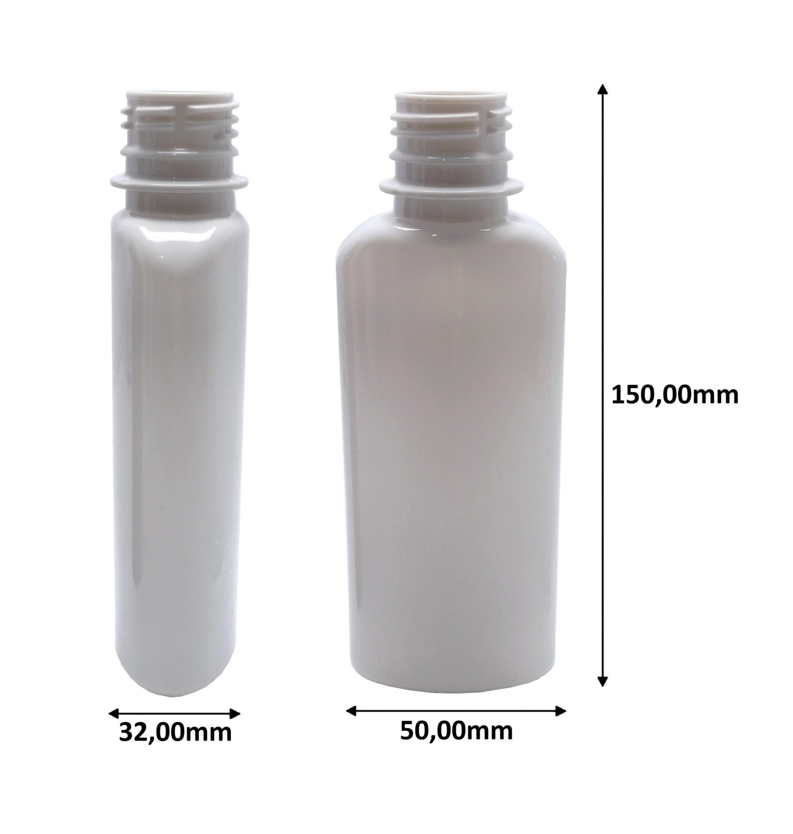 336 FRASCO PLÁSTICO BRANCO 140ML FLIPTOP FURO ABERTO ARO - Imagem 9