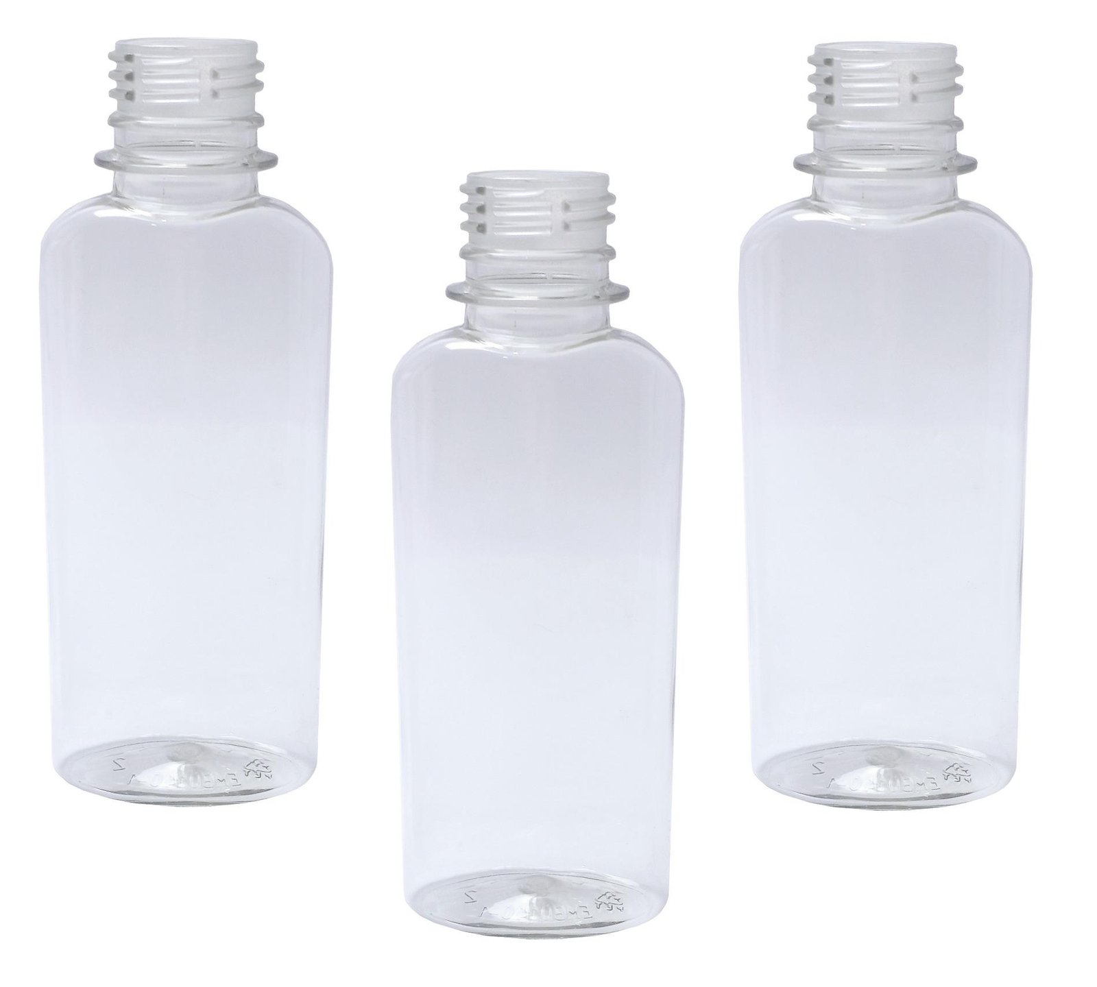 40 FRASCO PLÁSTICO CRISTAL 140ML FLIPTOP FURO ABERTO ARO - Imagem 5