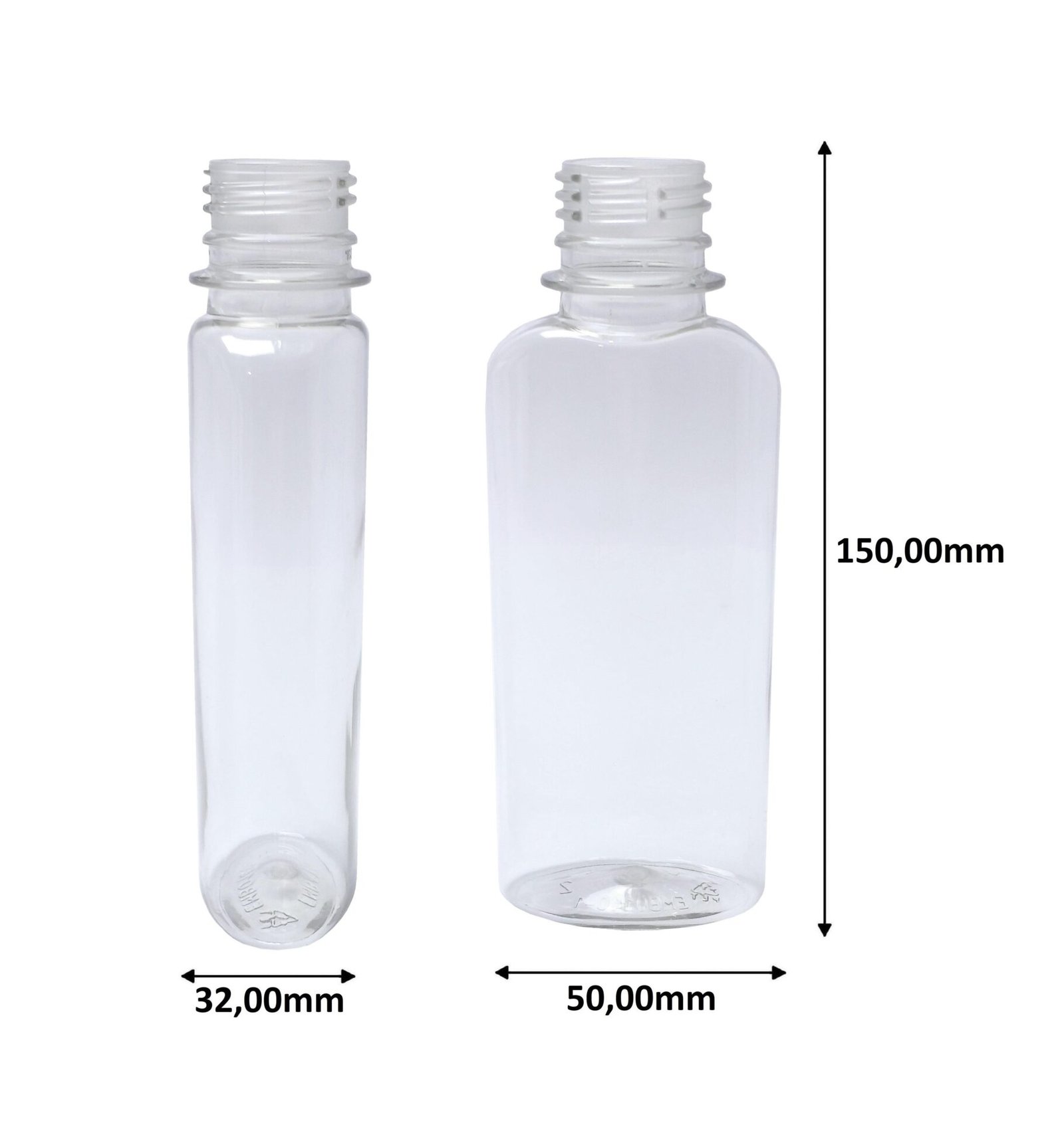 40 FRASCO PLÁSTICO CRISTAL 140ML FLIPTOP FURO ABERTO ARO - Imagem 9