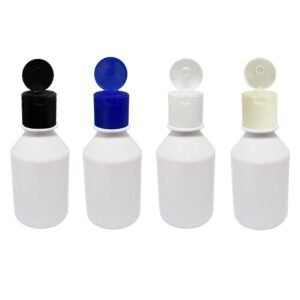 141 FRASCO PLÁSTICO BRANCO 150ML FLIPTOP FURO ABERTO FAR