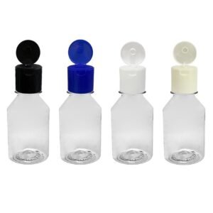141 FRASCO PLÁSTICO CRISTAL 150ML FLIPTOP FURO ABERTO FAR