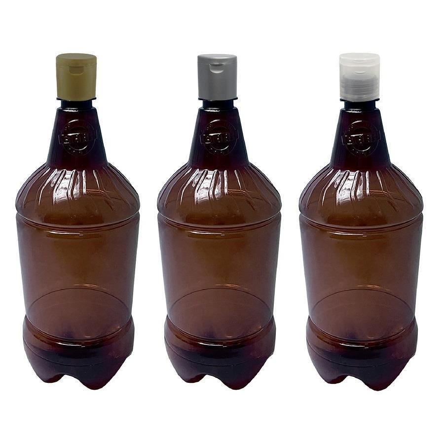 30 FRASCO PLÁSTICO AMBAR 1,5L FLIPTOP FURO ABERTO GR2 - Imagem 4