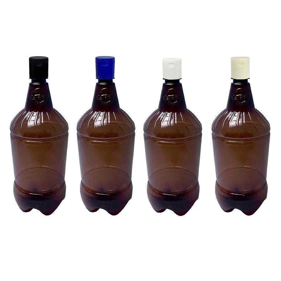 200 FRASCO PLÁSTICO AMBAR 1,5L FLIPTOP FURO ABERTO GR2 - Imagem 3