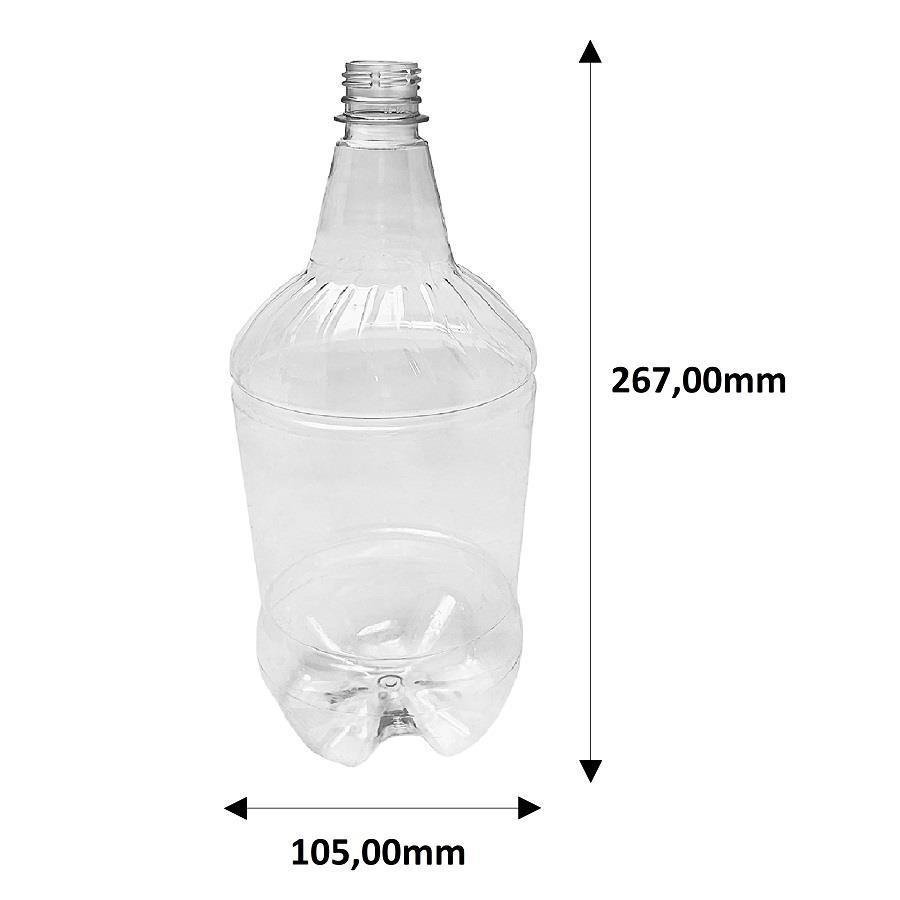 30 FRASCO PLÁSTICO CRISTAL 1,5L FLIPTOP FURO ABERTO GR2 - Imagem 9