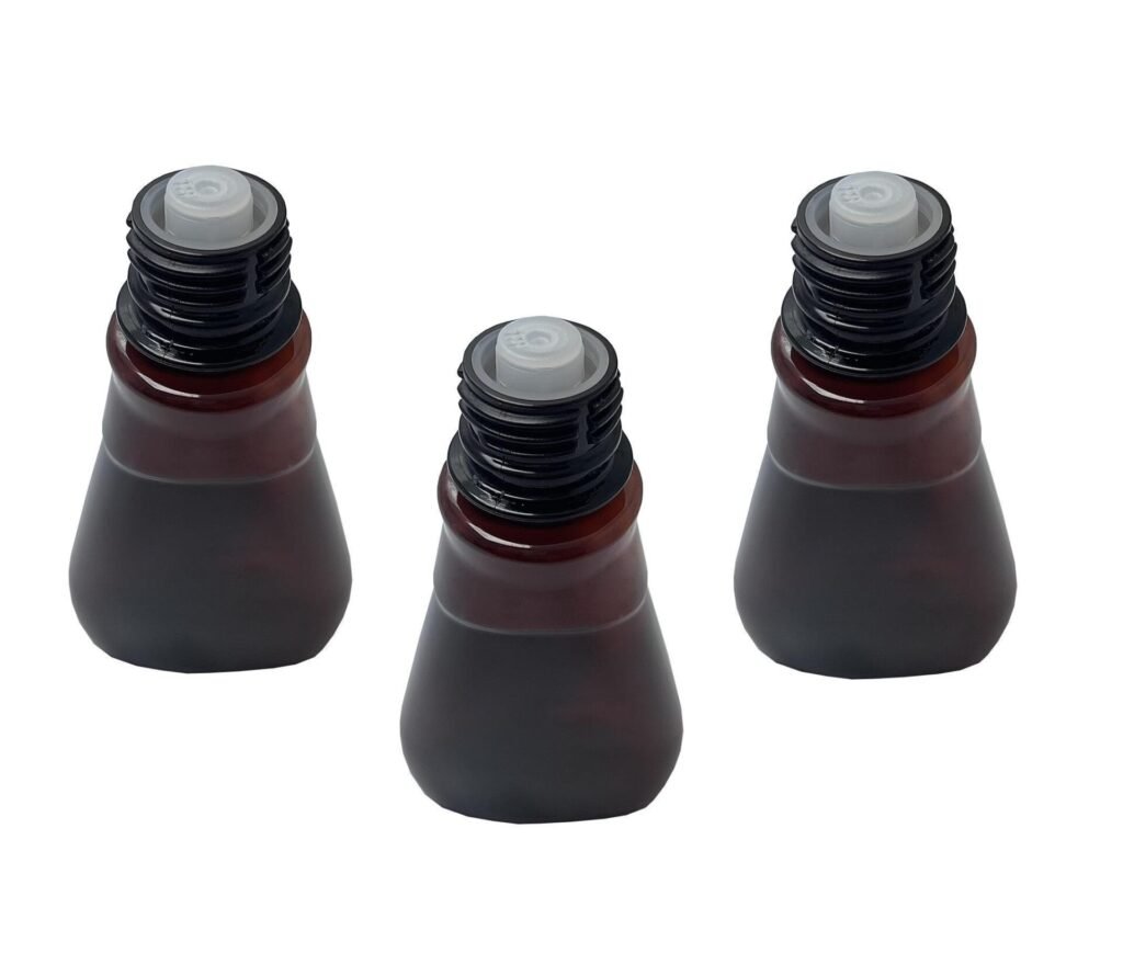 1248 FRASCO PLÁSTICO AMBAR PET 180ML BATOQUE 12 FUROS MEL