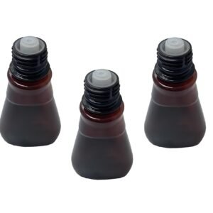 416 FRASCO PLÁSTICO AMBAR PET 180ML BATOQUE 12 FUROS MEL