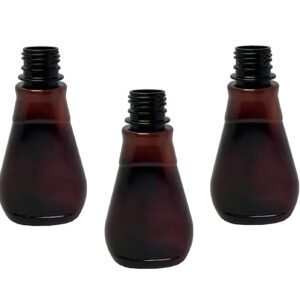 1248 FRASCO PLÁSTICO AMBAR PET 180ML VAZIO SEM TAMPAS MEL