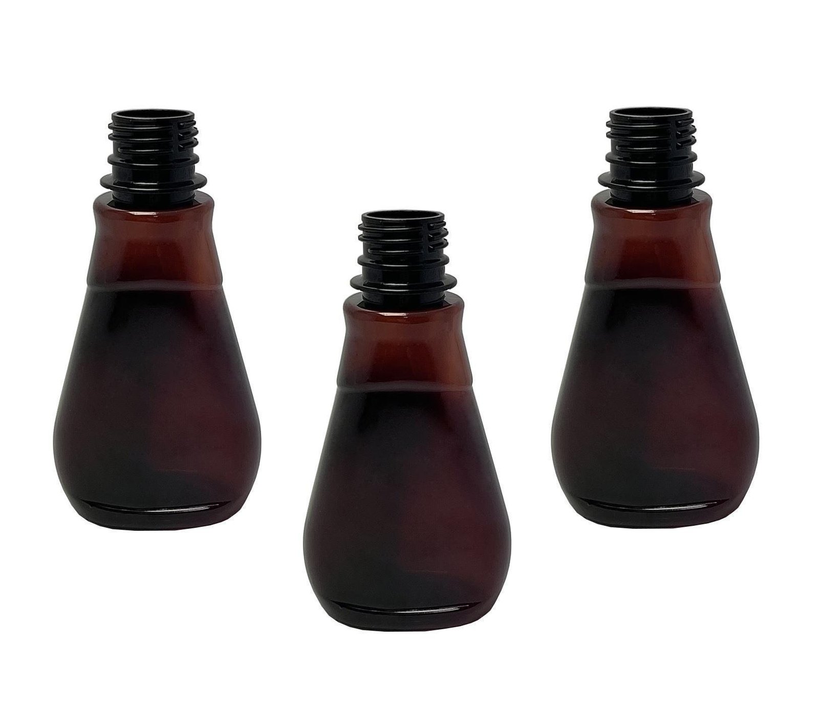 832 FRASCO PLÁSTICO AMBAR 180ML VALVULA BICO PATO L MEL - Imagem 2