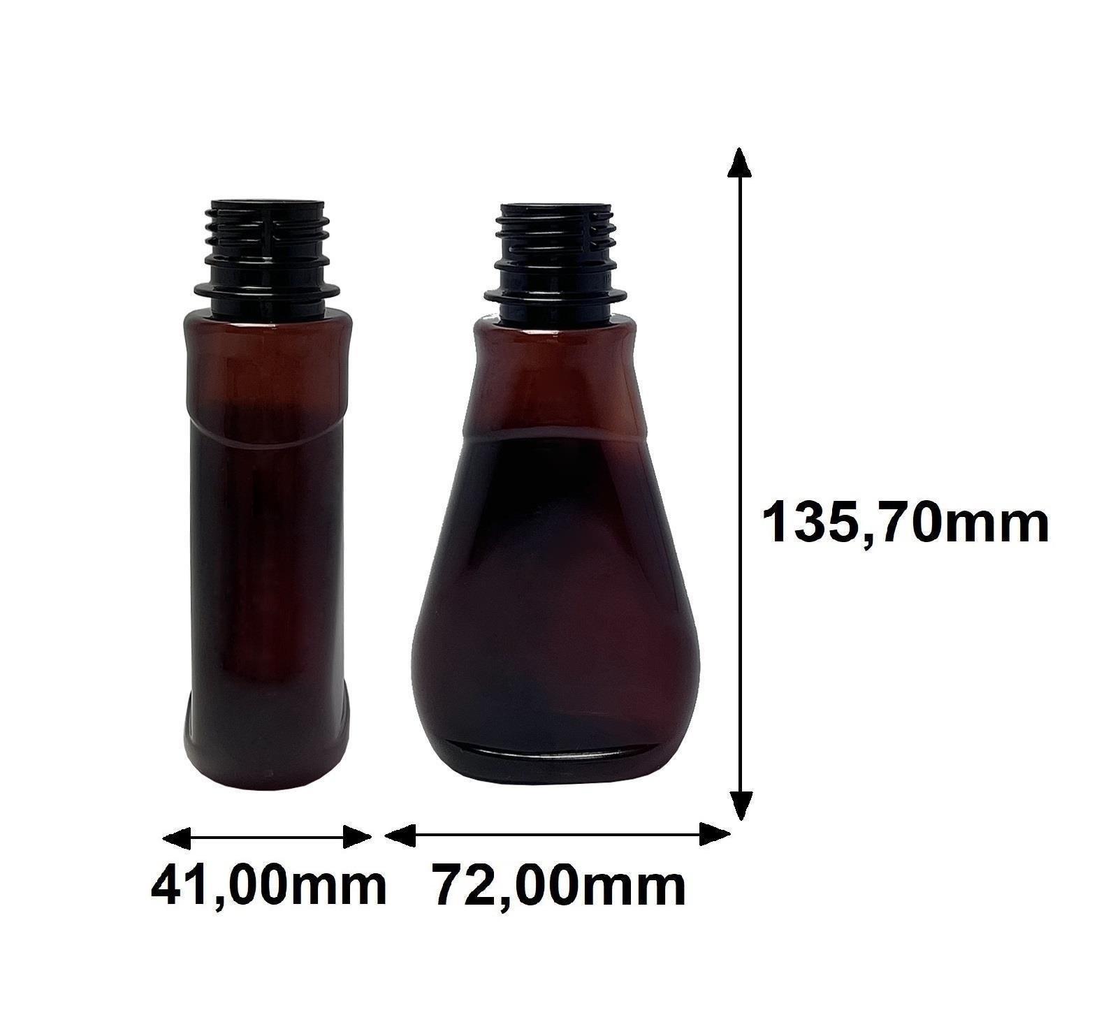 310 FRASCO PLÁSTICO AMBAR 180ML FLIPTOP FURO ABERTO MEL - Imagem 9