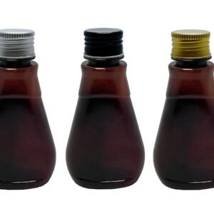 416 FRASCO PLÁSTICO AMBAR PET 180ML TAMPA L BATOQUE MEL