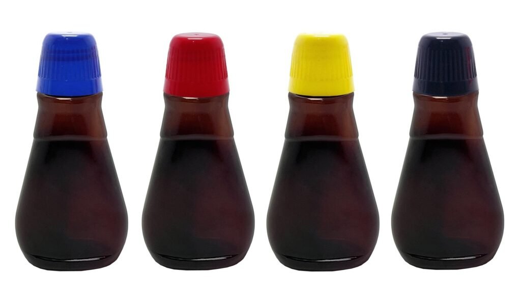 30 FRASCO PLÁSTICO AMBAR PET 180ML C/ TAMPA DOSADORA MEL