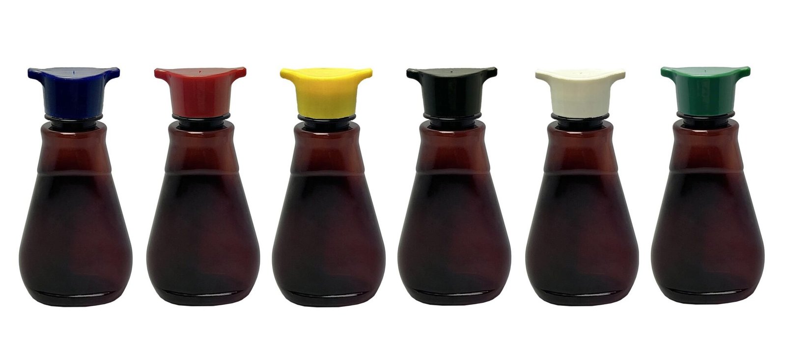 30 FRASCO PLÁSTICO AMBAR 180ML TAMPA ROSCA 2 BICOS MEL