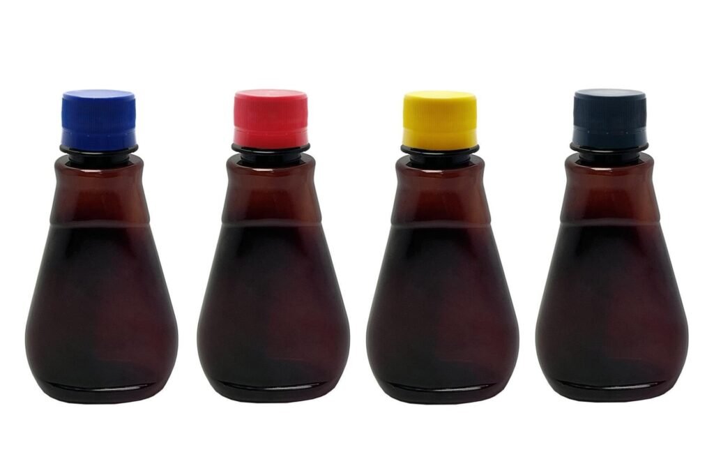 416 FRASCO PLÁSTICO AMBAR PET 180ML TAMPA ROSCA LACRE MEL