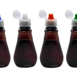 310 FRASCO PLÁSTICO AMBAR PET 180ML C/ TAMPA SPORT MEL