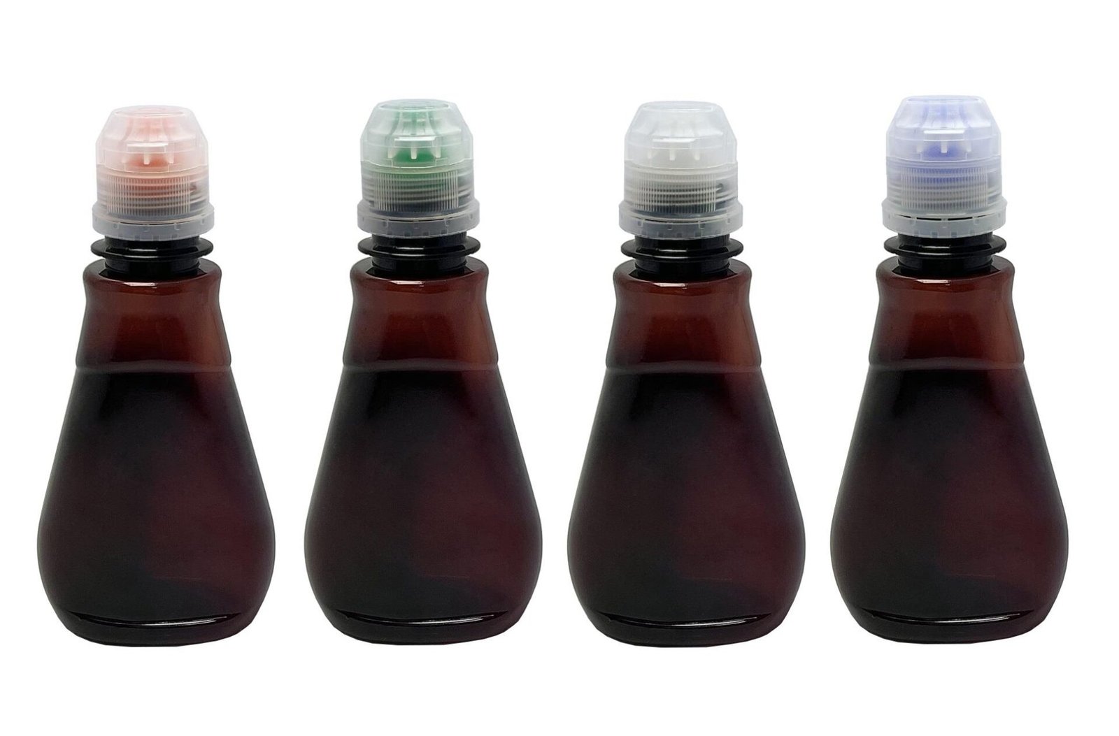 30 FRASCO PLÁSTICO AMBAR PET 180ML C/ TAMPA SPORT MEL - Imagem 2