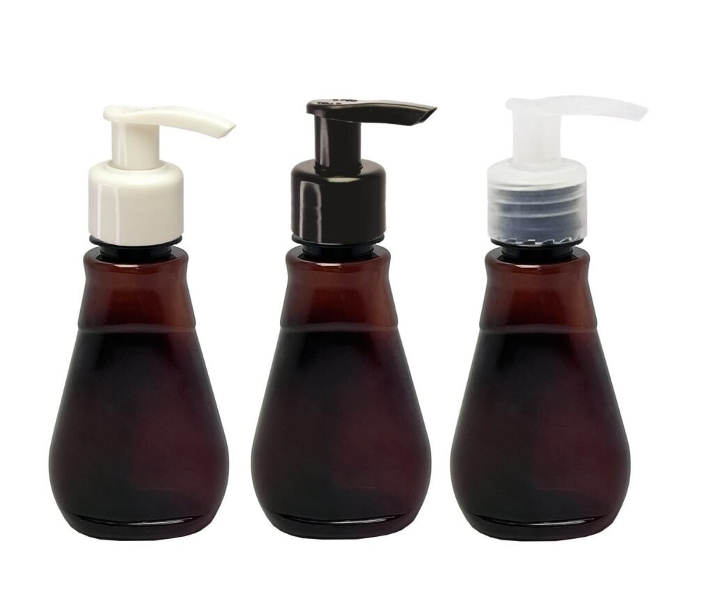 376 FRASCO PLÁSTICO AMBAR 180ML VALVULA BICO PATO S MEL