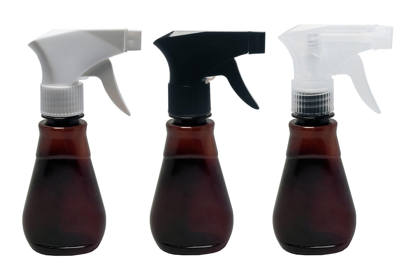 279 FRASCO PLÁSTICO AMBAR PET 180ML C/ VALVULA GATILHO MEL