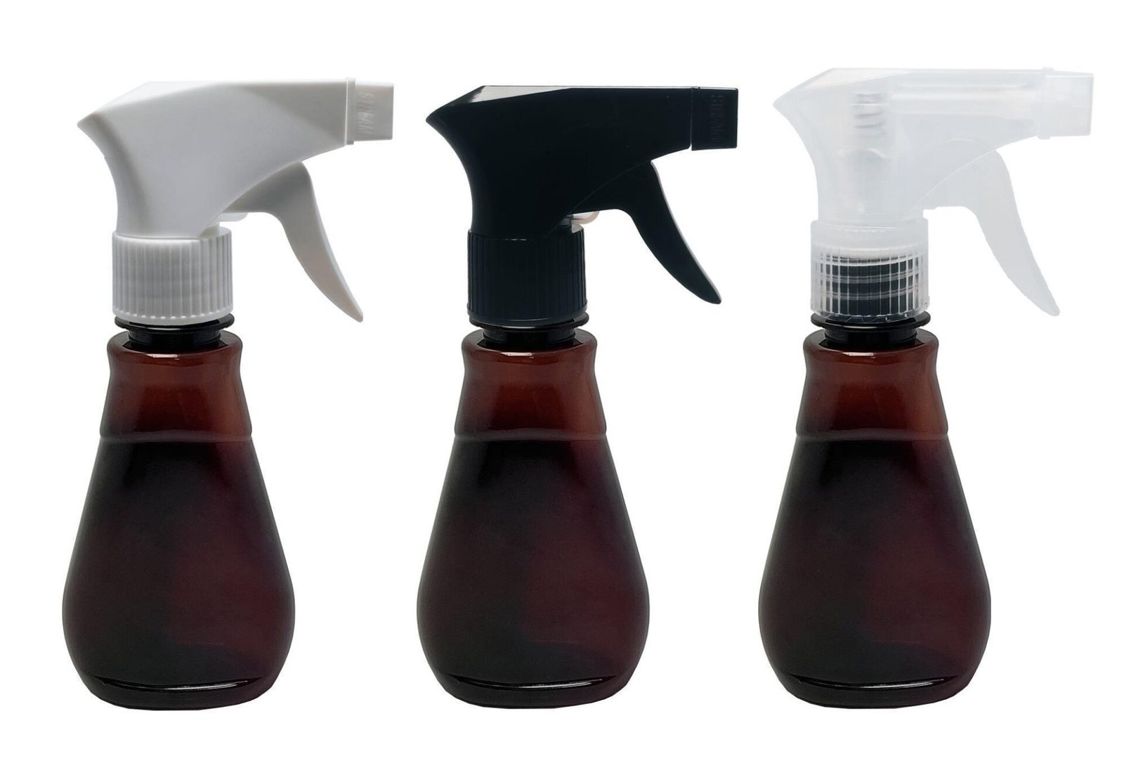 832 FRASCO PLÁSTICO AMBAR PET 180ML C/ VALVULA GATILHO MEL