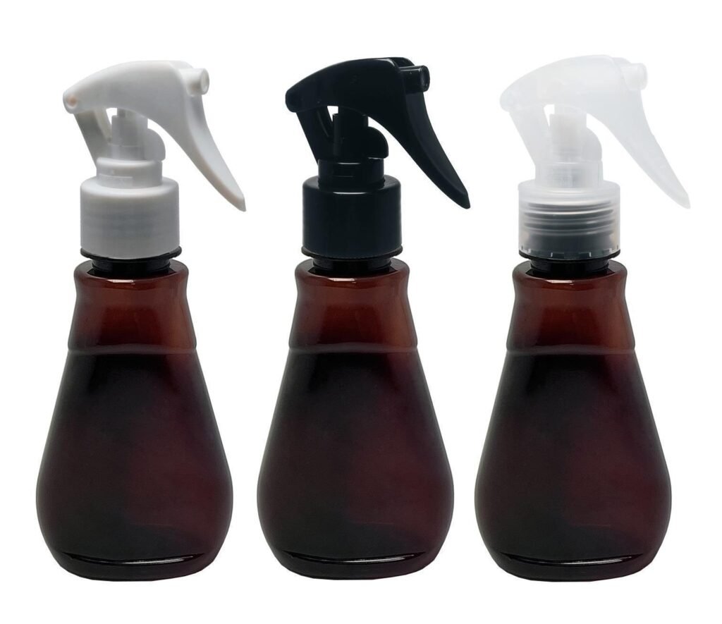 832 FRASCO PLÁSTICO AMBAR PET 180ML VALV MINI GATILHO MEL